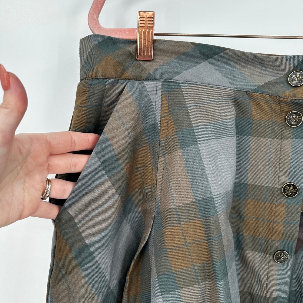 Torrid Outlander Fraser Tartan Plaid Skater Mini Skirt Large Grunge Cosplay - Picture 3 of 9